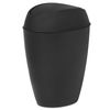 Корзина для мусора с крышкой Twirla, 9 л, черная, Umbra