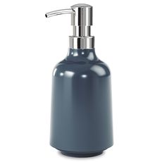 Диспенсер для жидкого мыла Step, 385 мл, синий, Umbra