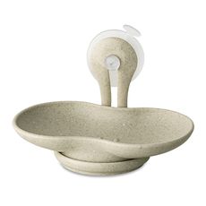 Мыльница на присоске Loop Organic, песочная, Koziol