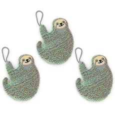 Набор губок Sloth 3 шт,Kikkerland