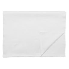 Дорожка на стол жаккардовая белого цвета из хлопка с вышивкой из коллекции Essential, 53х150 см, Tkano