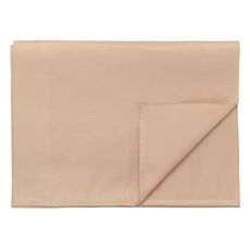 Дорожка на стол жаккардовая бежевого цвета из хлопка с вышивкой из коллекции Essential, 53х150 см, Tkano