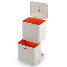 Контейнер для мусора с двумя баками Totem Max, 60 л, белый, Joseph Joseph