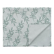 Дорожка на стол из хлопка с графичным принтом Папоротник Russian North, 45х150 см, Tkano