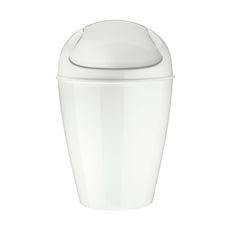Корзина для мусора с крышкой Del, 5 л, белая, Koziol