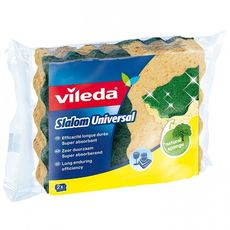 Губка Слалом (Slalom) универсальная, вискозная, 2 шт, Vileda