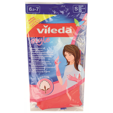 Перчатки Cтайл, размер S, Vileda