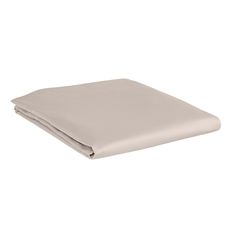 Простыня из сатина бежевого цвета из коллекции Essential, 240х270 см, Tkano