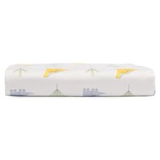 Простыня круглая на резинке из сатина с принтом Dinosauria world из коллекции Tiny world, 75х75х20см, Tkano