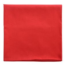 Скатерть на стол из хлопка красного цвета Russian North, 170х170 см, Tkano