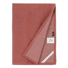 Полотенце кухонное вафельное терракотового цвета из коллекции Essential, 50х70 см, Tkano