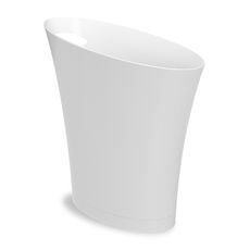 Корзина для мусора Skinny, 7,5 л, белая, Umbra