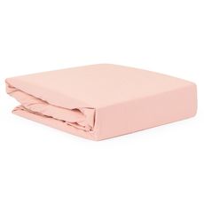 Простыня цвета пыльной розы из органического стираного хлопка из коллекции Essential, 180х270 см, Tkano