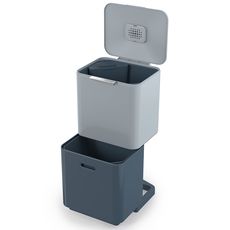 Контейнер для мусора с двумя баками Totem Max, 60 л, синий, Joseph Joseph