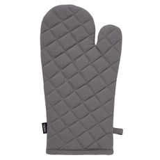 Прихватка-варежка из хлопка серого цвета из коллекции Essential, 33х17,5 см, Tkano