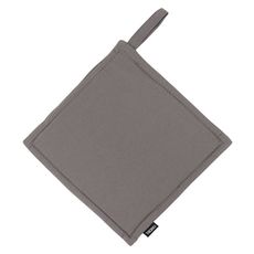 Прихватка из хлопка серого цвета из коллекции Essential, 22х22 см, Tkano