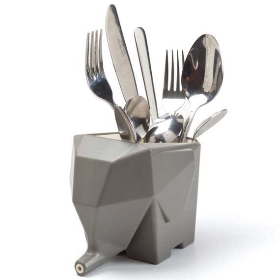 Сушилка для столовых приборов Jumbo серая, Peleg Design