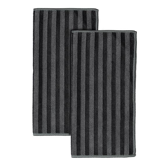 Набор салфеток двухсторонних для сильных загрязнений Cozy Clean, 30х30 см, темно-серые, 2 шт., Smart Solutions