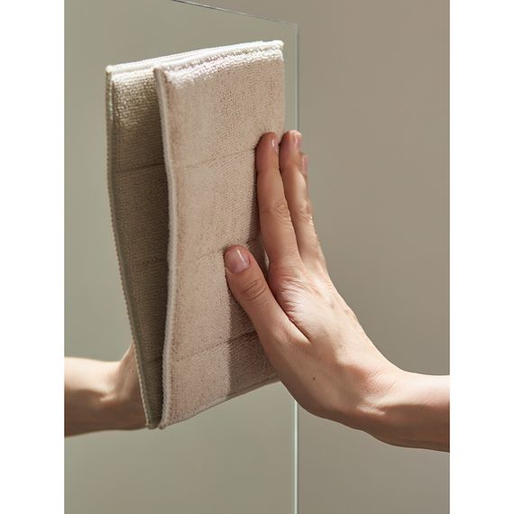 Набор салфеток-губок двухсторонних из микрофибры Cozy Clean, бежевые, 2 шт., Smart Solutions, изображение 3