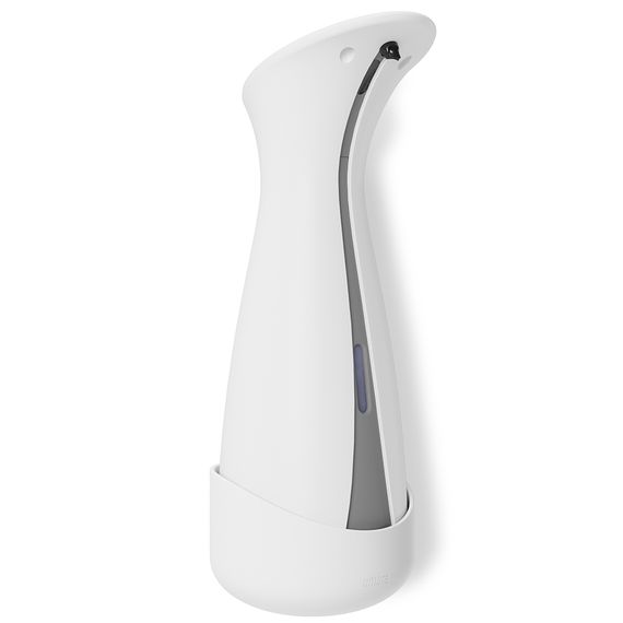 Диспенсер для мыла сенсорный настенный Otto, 255 мл, бело-серый, Umbra