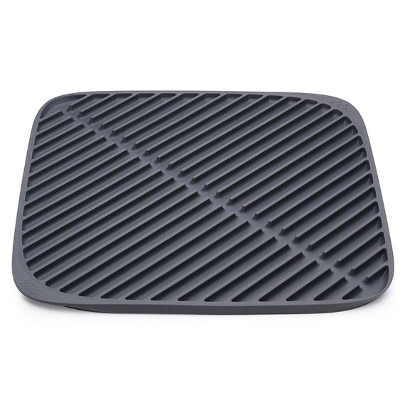 Коврик для сушки посуды Flume™, 31,5х34,5 см, серый (новый), Joseph Joseph