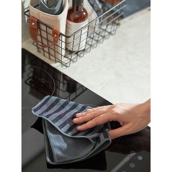 Набор салфеток двухсторонних для сильных загрязнений Cozy Clean, 30х30 см, темно-серые, 2 шт., Smart Solutions, изображение 5