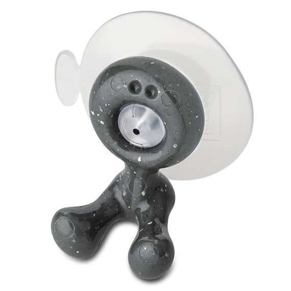 Держатель для зубной щетки на присоске Tommy, Organic, темно-серый, Koziol