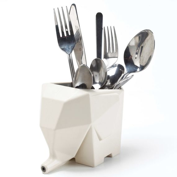 Сушилка для столовых приборов Jumbo кремовая, Peleg Design