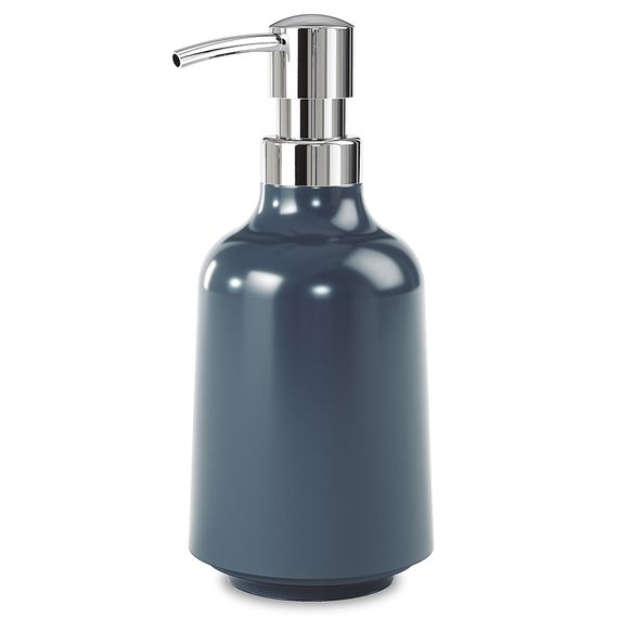 Диспенсер для жидкого мыла Step, 385 мл, синий, Umbra