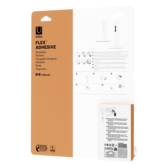 Скребок универсальный Flex Adhesive, белый, UMBRA, изображение 10