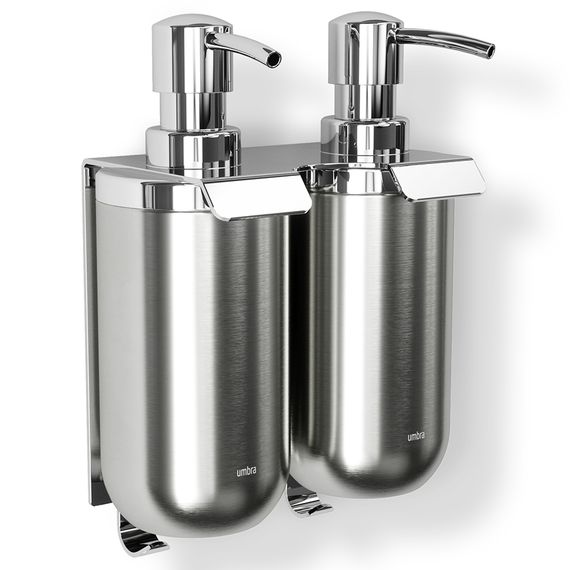 Набор настенных диспенсеров для мыла Junip, нержавеющая сталь, 2 шт., Umbra