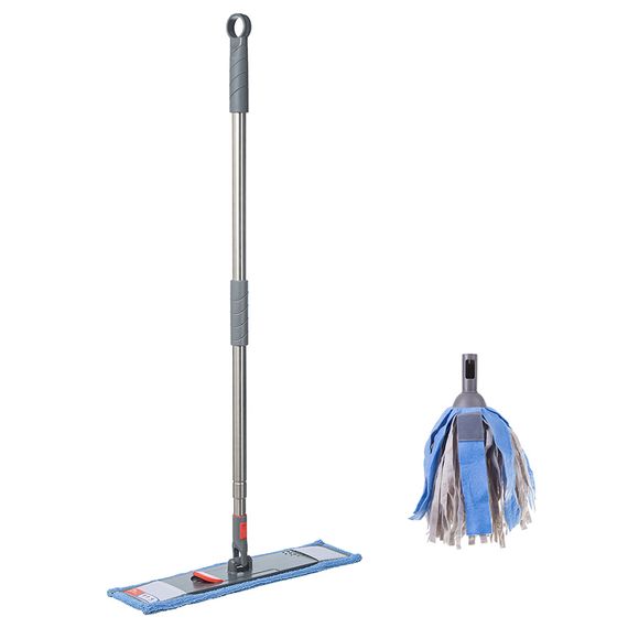 Набор из швабры с телескопической ручкой 160 см и сменной насадки из вискозы Bucket,Nordic Stream