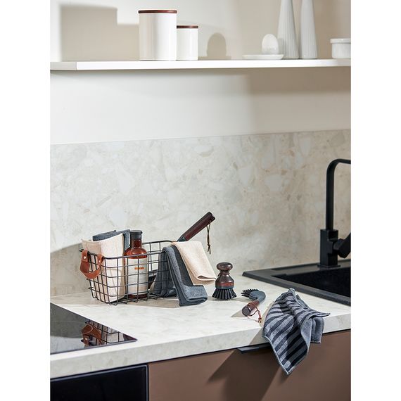 Набор салфеток двухсторонних для сильных загрязнений Cozy Clean, 30х30 см, темно-серые, 2 шт., Smart Solutions, изображение 2