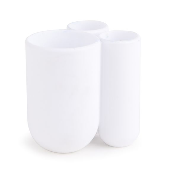 Стакан для зубных щеток Touch, белый, Umbra