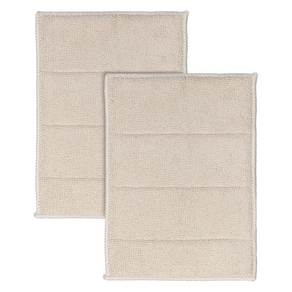 Набор салфеток-губок двухсторонних из микрофибры Cozy Clean, бежевые, 2 шт., Smart Solutions