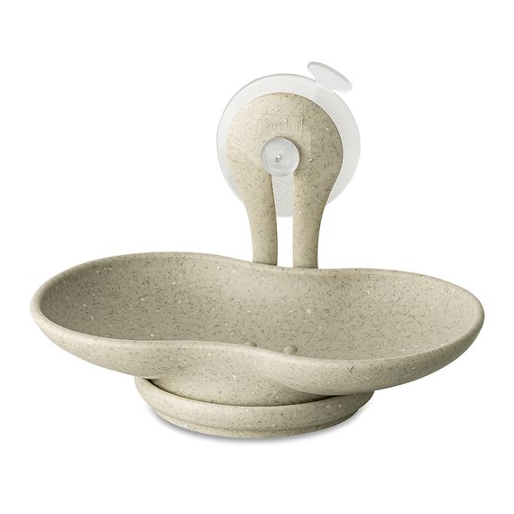 Мыльница на присоске Loop Organic, песочная, Koziol