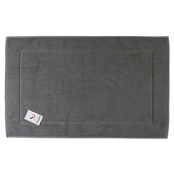 Коврик для ванной темно-серого цвета из коллекции Essential, 50х80 см, Tkano