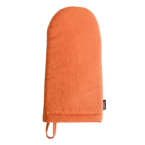 Варежка-прихватка из хлопка оранжевого цвета Russian North, 31х15 см, Tkano