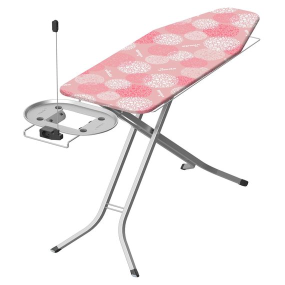 Гладильная доска 122 х 44 см Перфект Плюс 2в1, розовая, Vileda