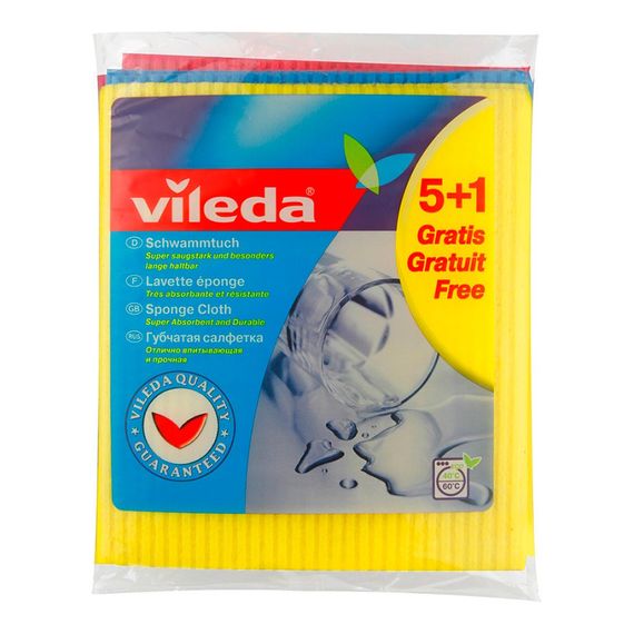 Салфетка губчатая 5+1, Vileda