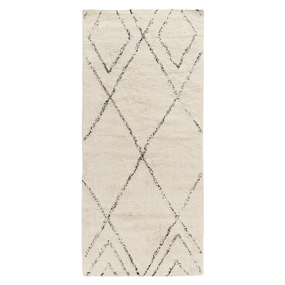 Ковер из хлопка в берберском стиле из коллекции Ethnic, 70х160 см, Tkano