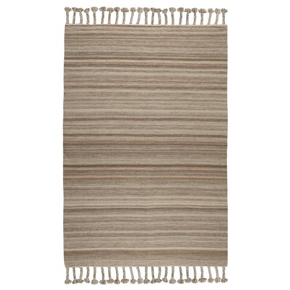 Ковер из шерсти и хлопка с кисточками из коллекции Ethnic, 120х180 см, Tkano