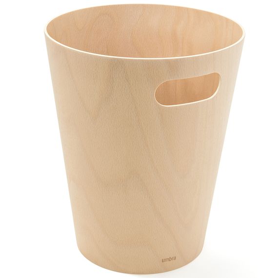 Корзина для мусора Woodrow, 7,5 л, натуральное дерево, Umbra