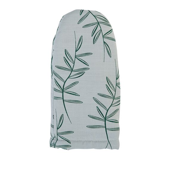Варежка-прихватка из хлопка с графичным принтом Папоротник Russian North, 31х15 см, Tkano