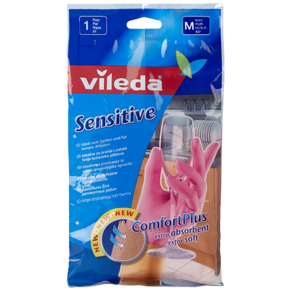 Перчатки для деликатных работ, размер М, Vileda