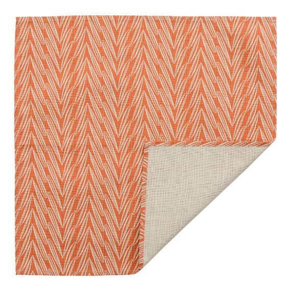 Салфетка сервировочная из хлопка с графичным принтом Колосья Russian North, 45х45 см, Tkano