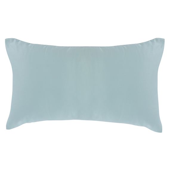 Наволочка из сатина голубого цвета из коллекции Essential, 40х60 см, Tkano