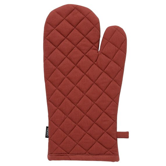 Прихватка-варежка из хлопка терракотового цвета из коллекции Prairie, 33х17,5 см, Tkano