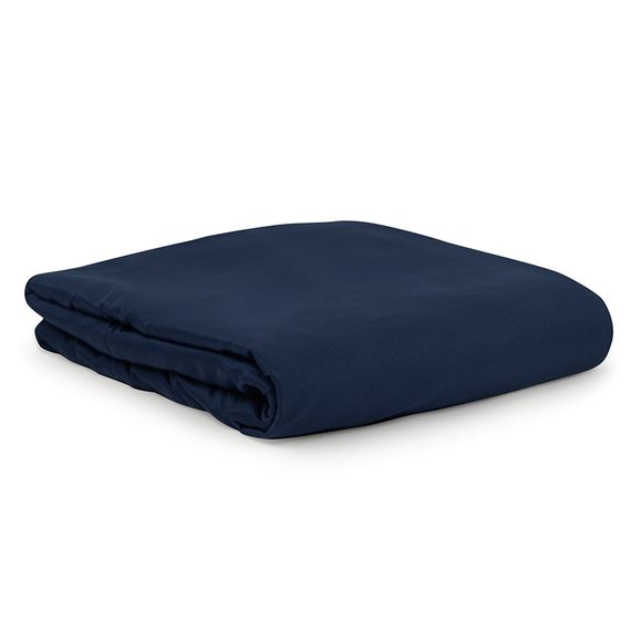 Простыня из сатина темно-синего цвета из египетского хлопка из коллекции Essential, 240х270 см, Tkano