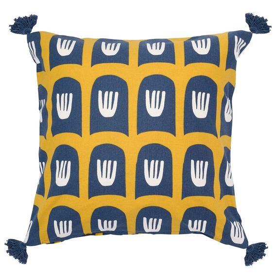 Чехол на подушку с двусторонним принтом Blossom time из коллекции Cuts&Pieces, 45х45 см, Tkano